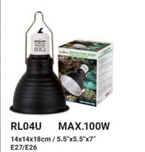 Load image into Gallery viewer, REPTIZOO Reflecting Deep Dome Lamp Fixture