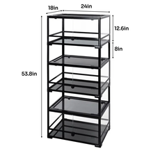 Load image into Gallery viewer, REPTIZOO Knock-Down Glass & Stackable Reptile Terrariums