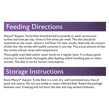 Load image into Gallery viewer, Mazuri Aquatic Turtle Diet 5M87