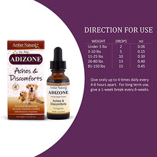 Load image into Gallery viewer, Amber Naturalz Adizone: Aches & Discomforts - for Dogs, 1 Ounce