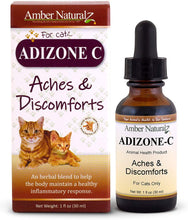 Load image into Gallery viewer, Amber Naturalz Adizone C: Aches & Discomforts - for Cats, 1 Ounce