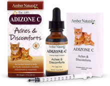 Load image into Gallery viewer, Amber Naturalz Adizone C: Aches & Discomforts - for Cats, 1 Ounce