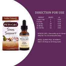 Load image into Gallery viewer, Amber Naturalz Pets C&C: Sinus Support with Antioxidants, 1 Ounce