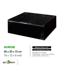 Load image into Gallery viewer, REPTIZOO Acrylic Breeding Enclosure ACR Series (Black)