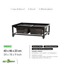 Load image into Gallery viewer, REPTIZOO Aluminum Stackable Breeding Rack (Included Heat Mats for 6 layers)