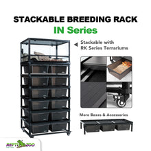 Load image into Gallery viewer, REPTIZOO Aluminum Stackable Breeding Rack (Included Heat Mats for 6 layers)