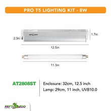 Load image into Gallery viewer, REPTIZOO PRO T5 10.0 UVB LIGHTING KIT