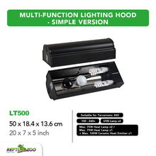 Load image into Gallery viewer, REPTIZOO Multi-Functional Lighting Hood LT Series