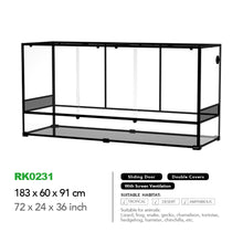 Load image into Gallery viewer, REPTIZOO Knock-Down Glass Terrarium RK Series