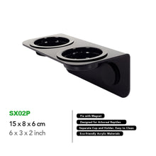 Load image into Gallery viewer, REPTIZOO Magnetic Gecko Ledge Feeder