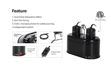 Load image into Gallery viewer, REPTIZOO Nano Combo Dome Lamp Fixture #DRL03