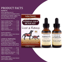 Load image into Gallery viewer, Amber Naturalz Internal Gold Detox KIT - Powerful &amp; Gentle Cleanse &amp; Rejuvenation - for Dogz &amp; Catz
