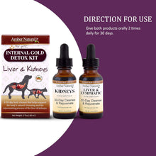 Load image into Gallery viewer, Amber Naturalz Internal Gold Detox KIT - Powerful &amp; Gentle Cleanse &amp; Rejuvenation - for Dogz &amp; Catz
