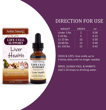 Load image into Gallery viewer, Amber Naturalz Amber Naturalz Life Cell Support: Liver Health - for Pets, 1 Ounce
