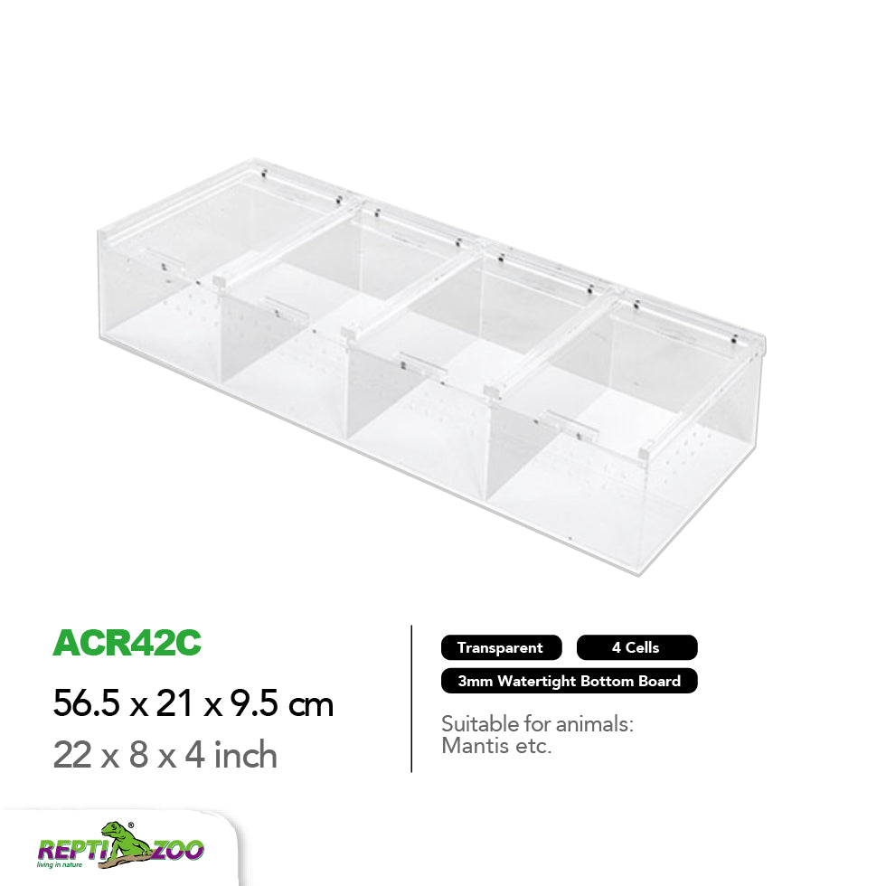 REPTIZOO Compart Acrylic Show Case