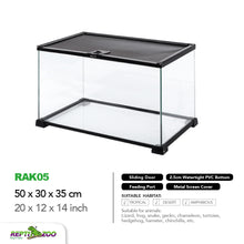 Load image into Gallery viewer, REPTIZOO Knock-Down Mini Glass Reptile Habitat
