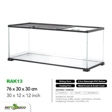 Load image into Gallery viewer, REPTIZOO Knock-Down Mini Glass Reptile Habitat
